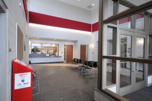 Marshall, MI police station lobby