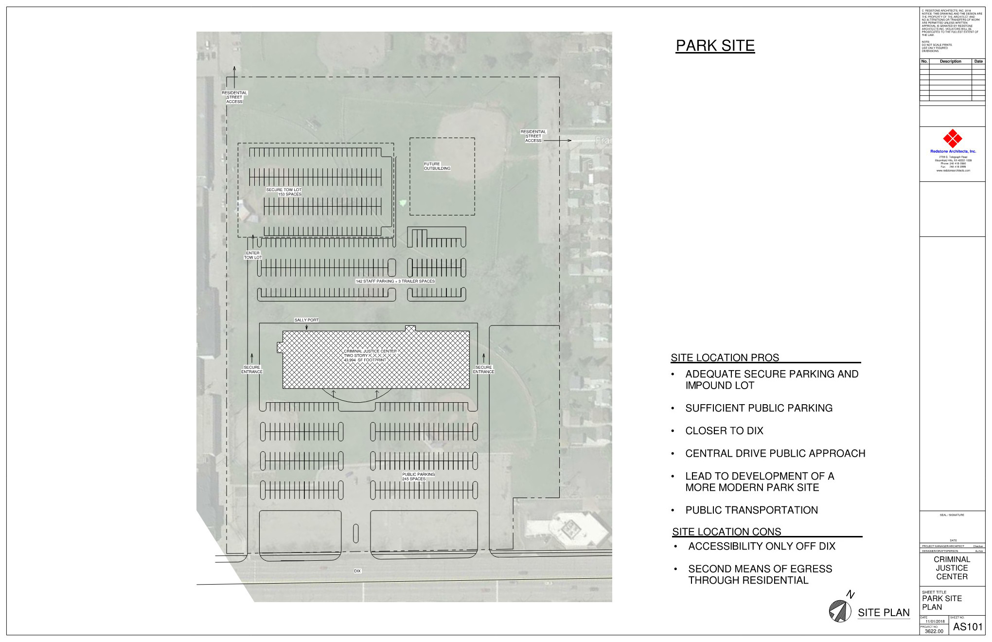 Lincoln Park, MI Law Enforcement & Justice Center Study