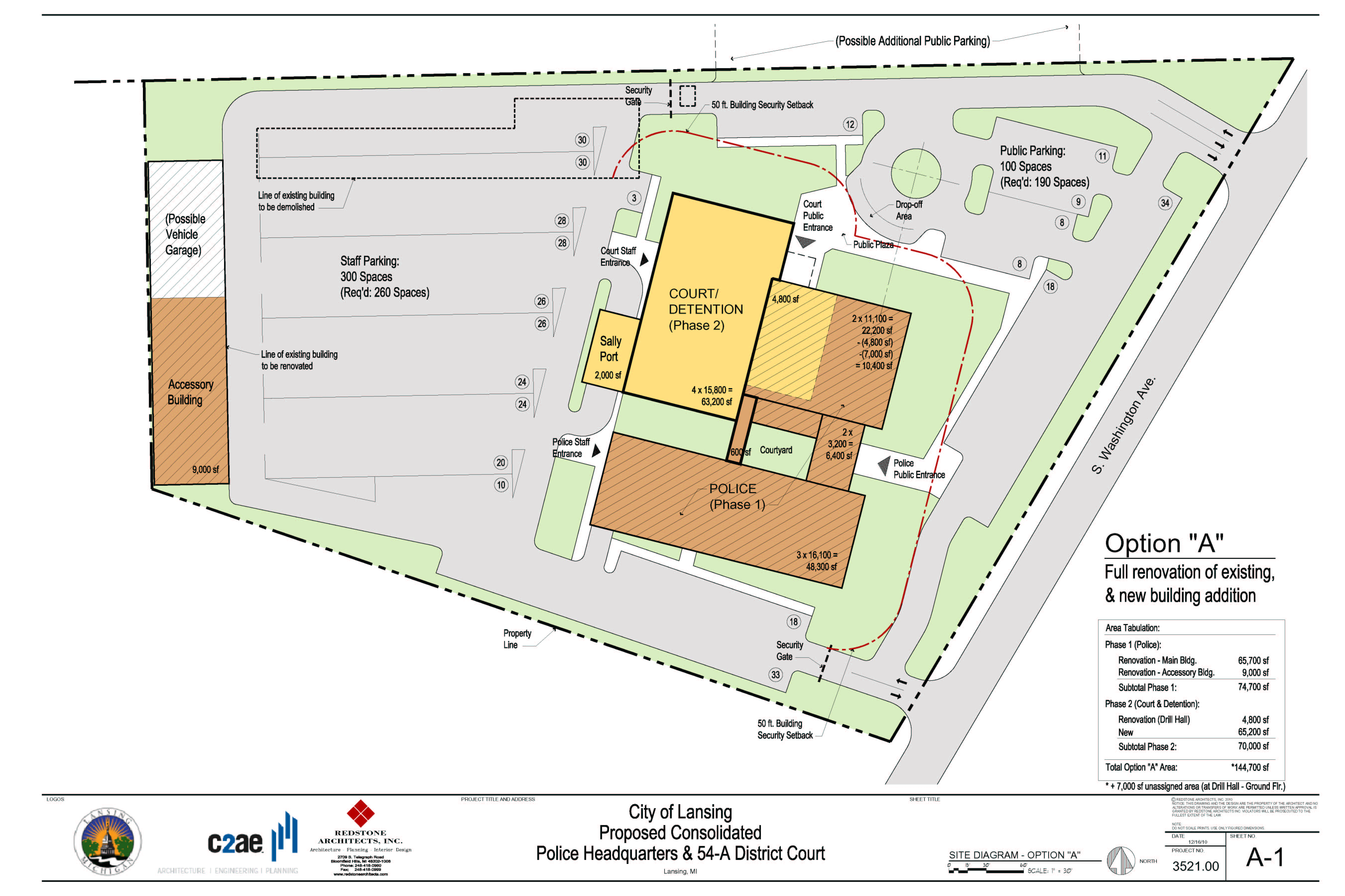 Lansing, MI Police and Court Consolidation Study