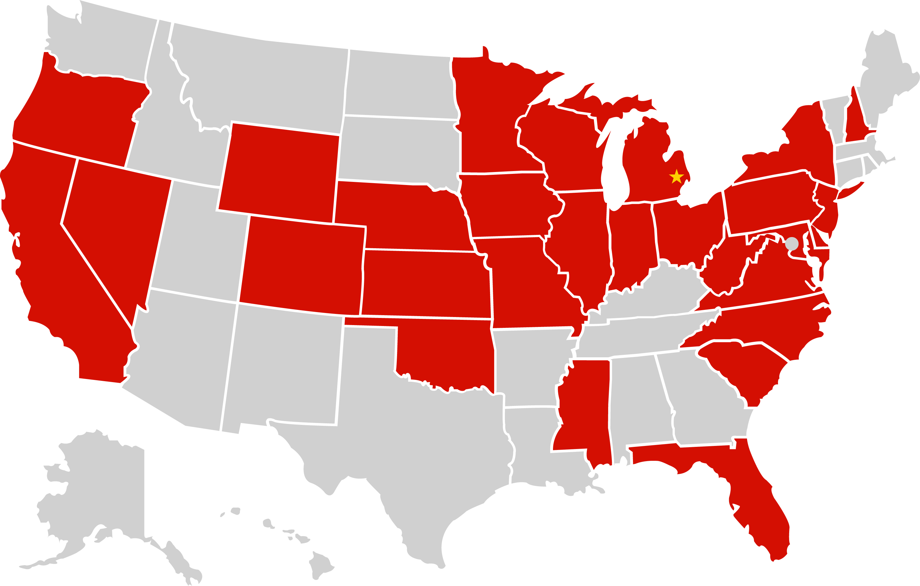 Redstone Consulting Map